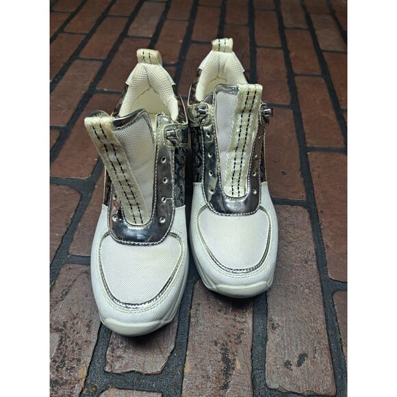 DKNY, Women's Wedge Heel Sneakers, Size 7.5m - Picture 5 of 7